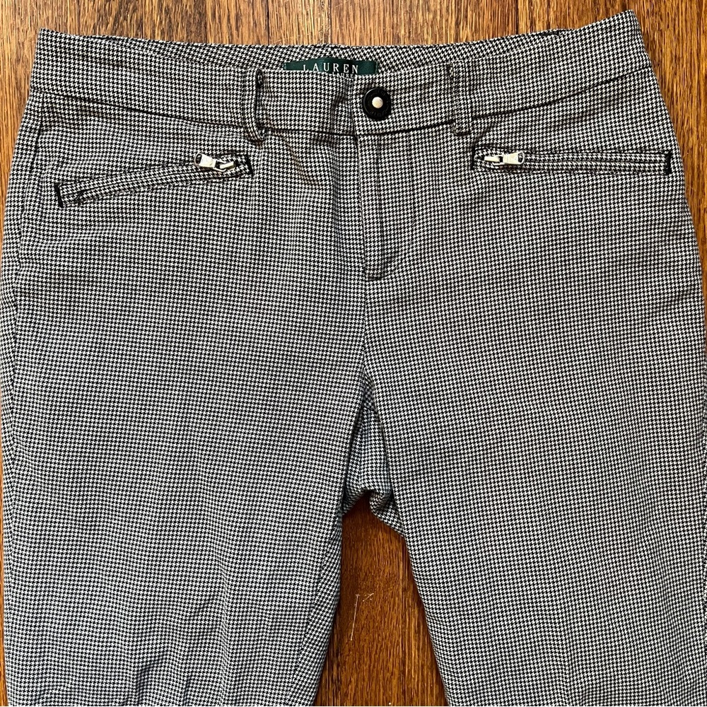 Lauren Ralph Lauren LRL houndstooth pants 2P preppy coastal classic